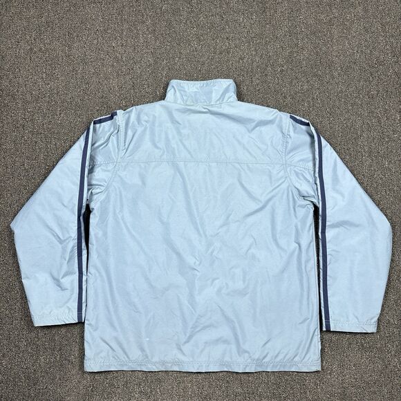 Vintage Nike Jacket Mens Blue Full Zip 90s Gray Tag Y2K Street Wear Size Large - Picture 4 of 6